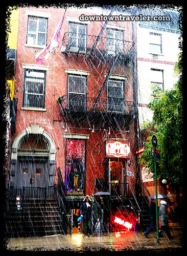 NYC Halloween Snow Storm 2011_Trash and Vaudeville St Marks Pl
