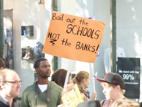 Schools not banks.