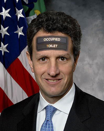 OCCUPY GEITHNER by Colonel Flick