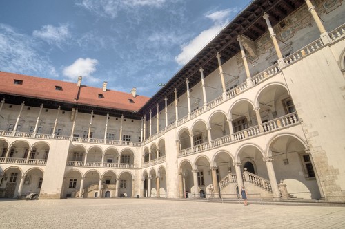 Inner Courtyard at Wawel Castle