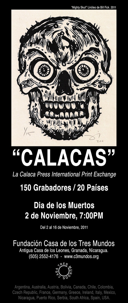 La Calaca Press International Print Exchange at Casa de los Tres Mundos