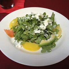Dandelion And Salmon Salad @ Taverna