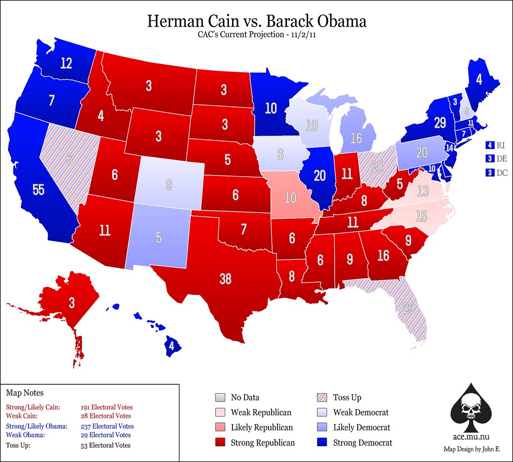 Hermain Cain Vs. Barack Obama