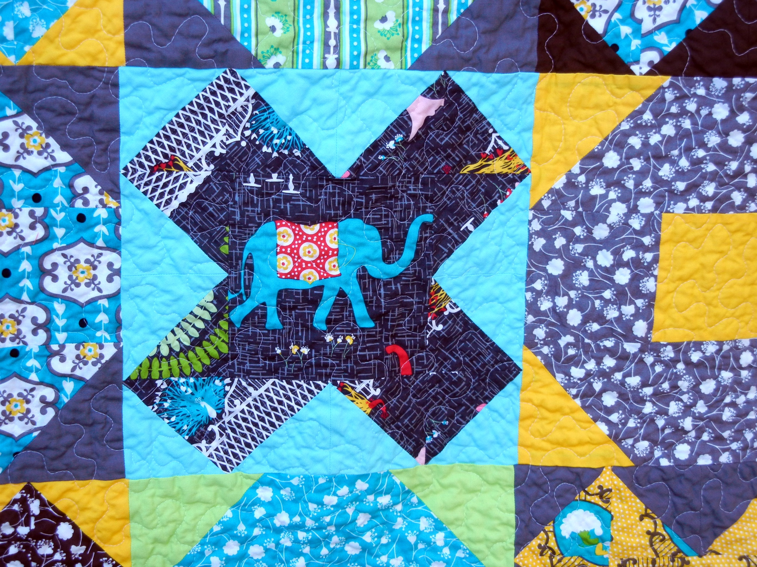 Elephant Quilting Pattern