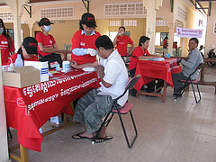 HIV Testing (11/9/11) - Phnom Penh, Cambodia for World AIDS Day