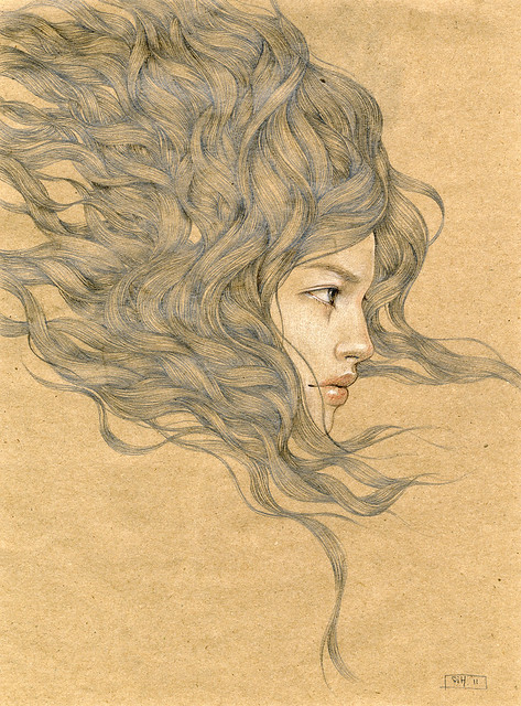 Untitled 1. 12" x 9". Graphite & Colored Pencil on Paper. © 2011.