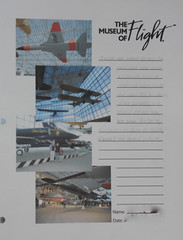 Museum of Flight Notebook Page