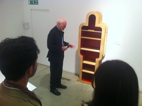 Kenneth Grange talking about his coffin bookshelves