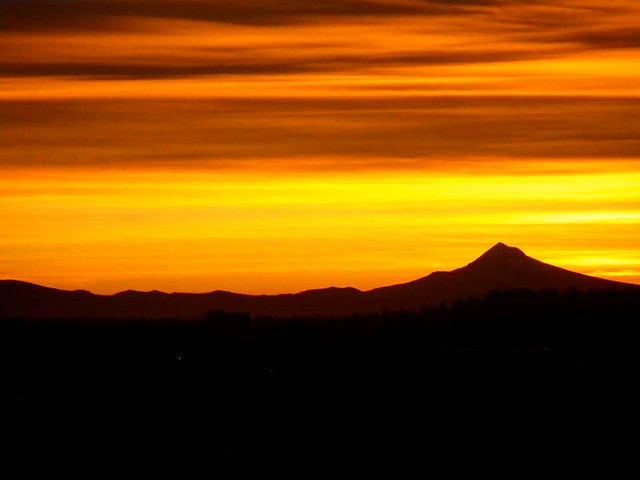 Sunrise in the Portland Office 10-26-2011