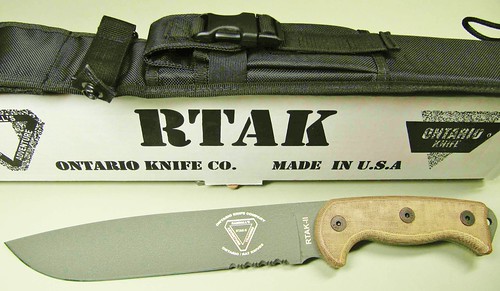 Ontario Randall RTAK2 Knife Micarta Handle 10.25" Combo Edge Blade