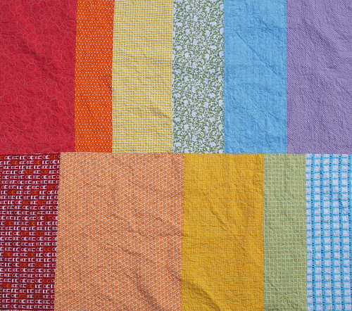 A Zig and A Zag - Quilt Back