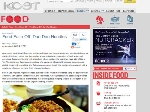 Food Face-Off Dan Dan Noodles  Food Face-Off  Food  KCET