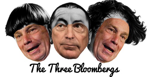THE THREE BLOOMBERGS by Colonel Flick