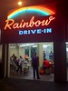 Rainbow Drive-In sign