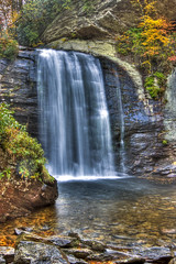 Looking Glass Falls - HDR 1