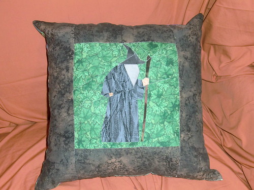 Gandalf pillow front