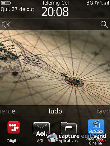 BlackBerry OS 6.0 - Tela Inicial by Rogsil