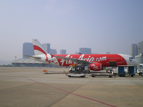 AirAsia Plane in Macao