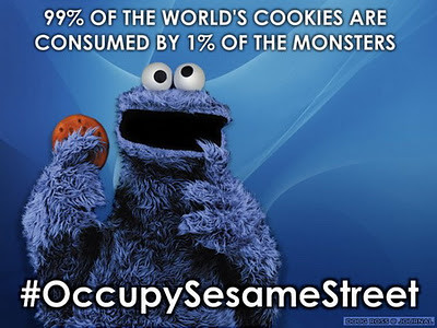 Occupy Sesame Street: Cookie Monster as the 1%