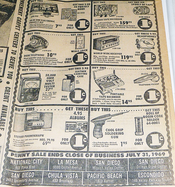 1969 RADIO SHACK Ad (2)