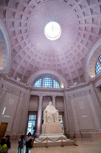 Franklin Memorial inside the Franklin Institute by Nikon Dom