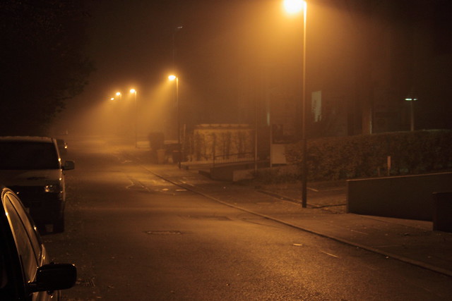 calle neblinosa