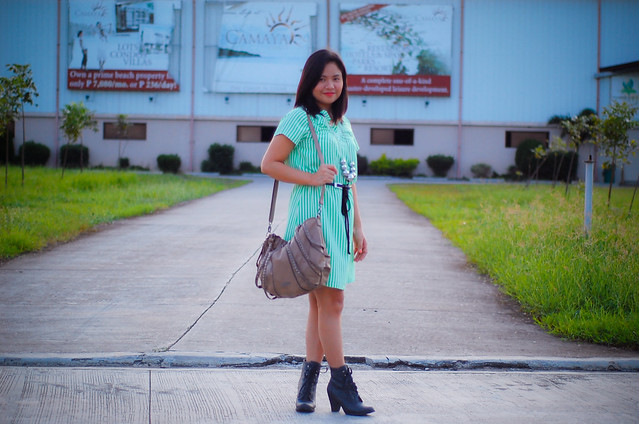 green dress, denise katipunera, fashion on a budget, wardrobe blogger from the Philippines
