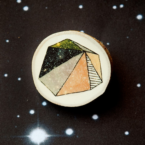 Geometric asteroids - Brooches -