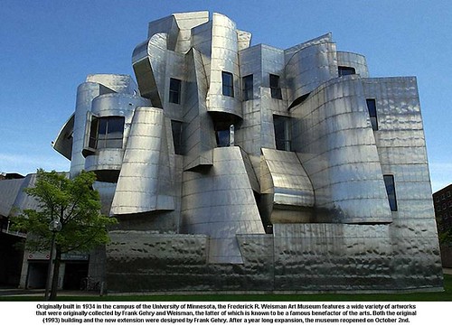 University of Minnesota, the Frederick R. Weisman Art Museum by artimageslibrary