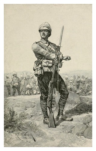 016-Infanteria britanica con rifle de modelo nuevo-The Armies of to-day.. (1892)-varios autores