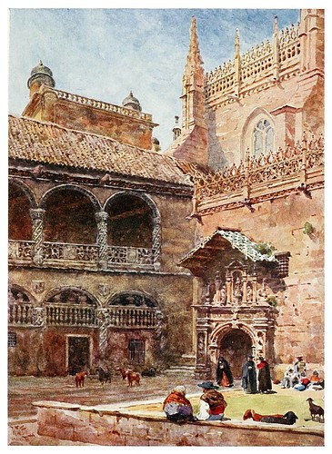 007-Granada exterior de la catedral-Cathedral cities of Spain 1909- William Wiehe Collins