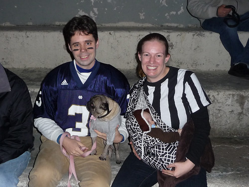 Halloween -- The Quarterback, The Referee, the Coach, and the Football