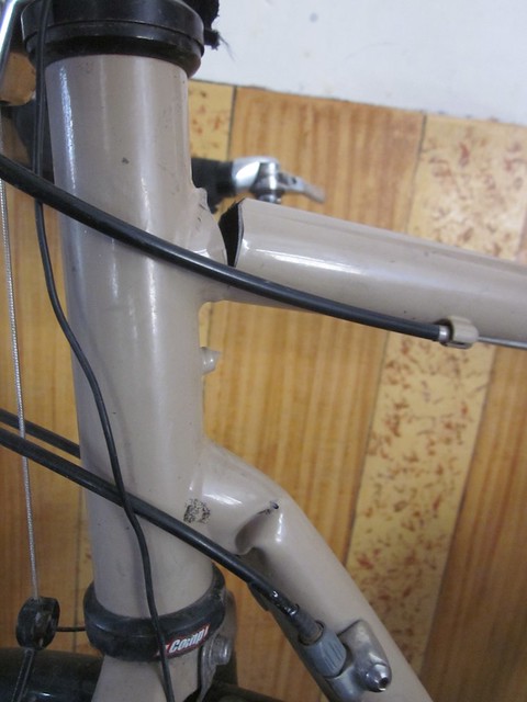 The shear on my LHT top tube