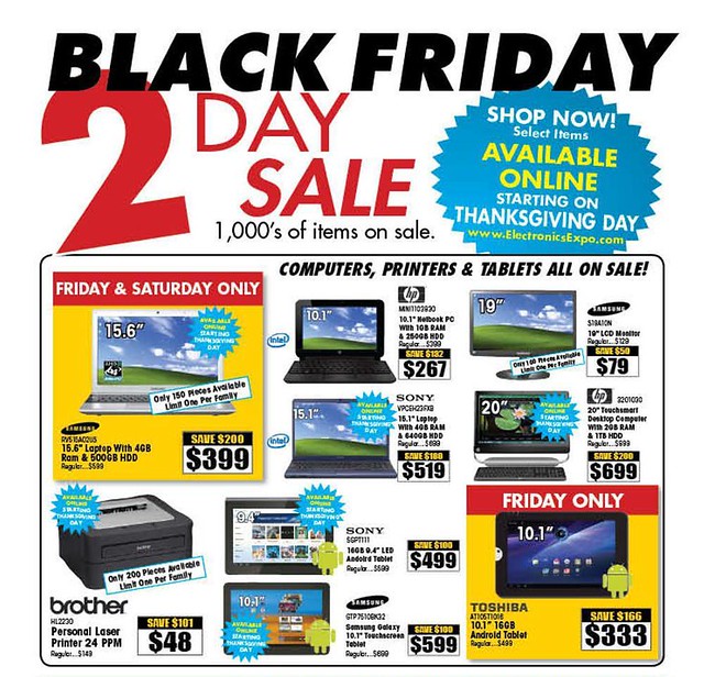 Electronics Expo Black Friday 2011 Ad Scan - Page 7