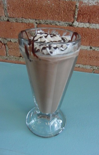 Spiral Diner Dallas - Vegan Chocolate Shake