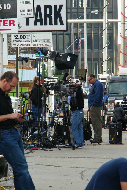 Media at the USA . Abdulmutallab Trial (Theodore Levin United States Courthouse, Detroit, Michigan)