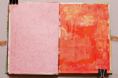 Journal of Scraps I: pink & orange