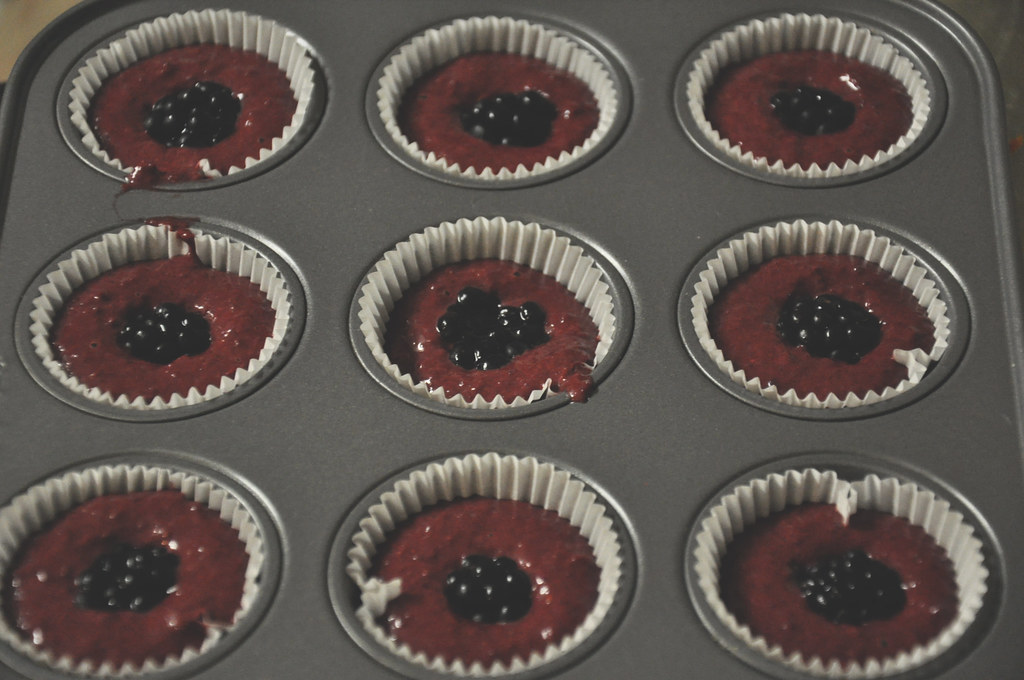 blackberry-beet cupcakes