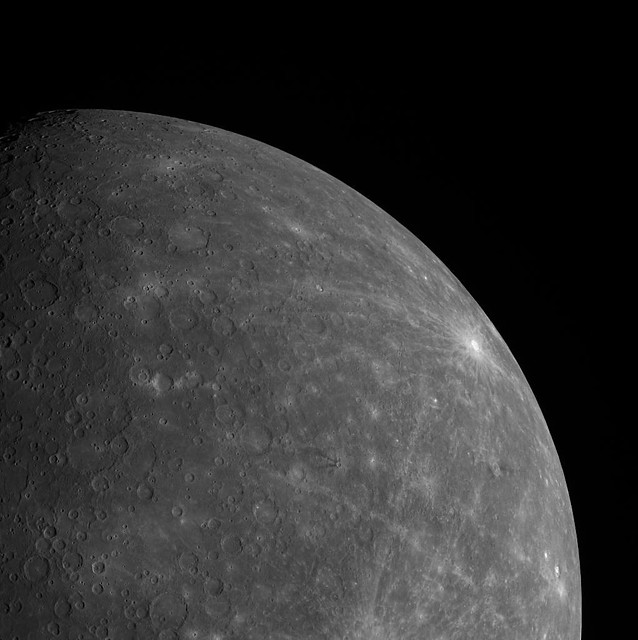 mercury nasa crater messenger rays bella exploration limb debussy wac johnshopkinsuniversity matabei wideanglecamera