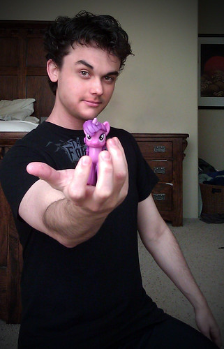 Seth from Equestria Daily & his My Little Pony