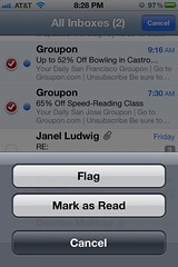 iOS 5 mail flagging