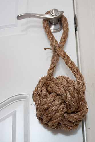 Sailor's knot doorstop