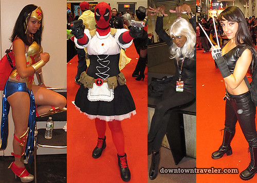 2011 NY Comic Con Women Superhero Costumes