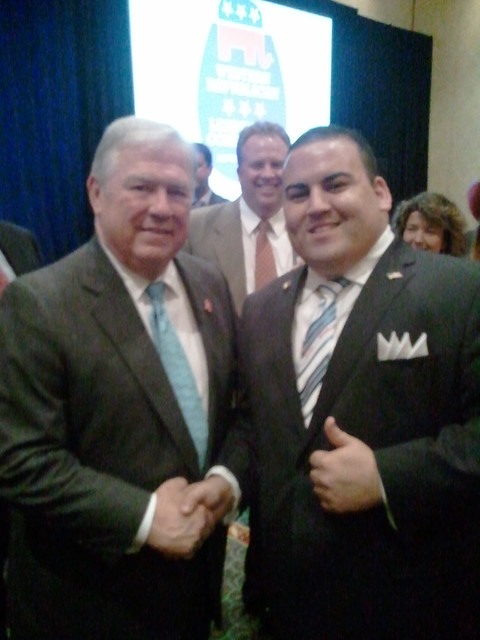 Mississippi Governor HALEY BARBOUR and Keith Kuder.