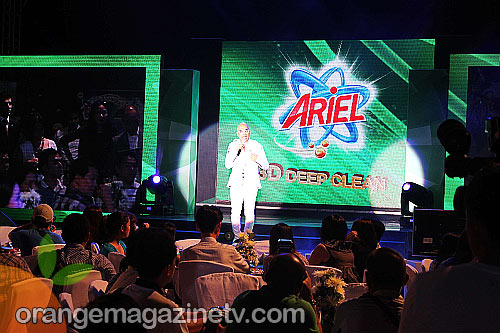 Boy Abunda hosted the Ariel goes 3D event