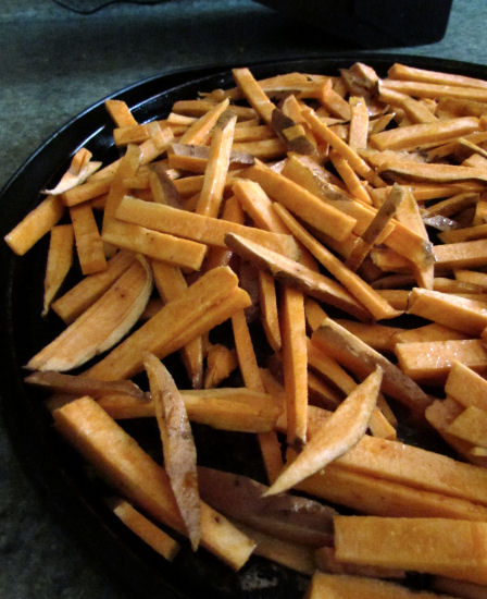 Mandolin Sweet Potato Fries