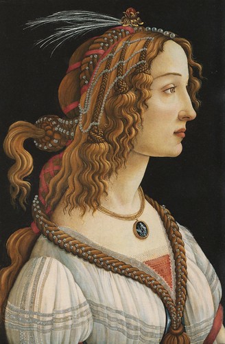 Botticelli, Weibliches Idealbildnis (Simonetta Vespucci als Nymphe) by HEN-Magonza