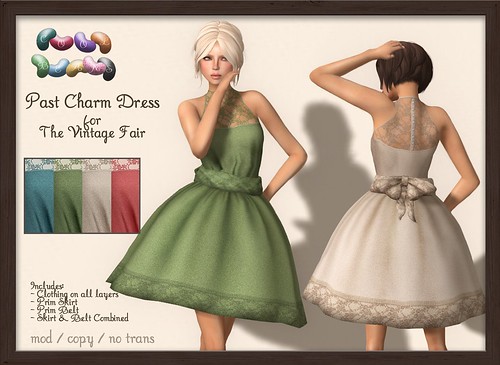 ::CB:: Past Charm Dress - Vintage Fair