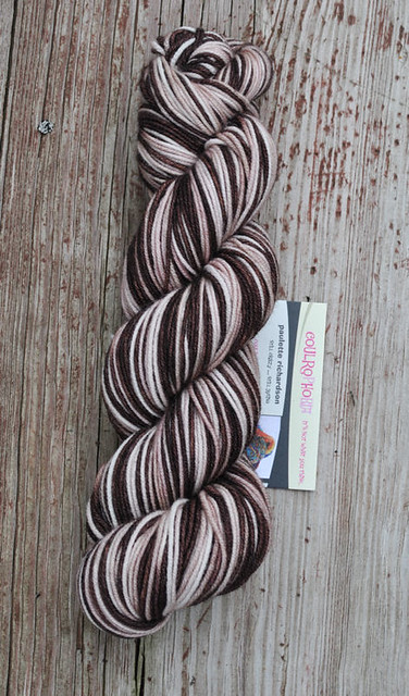 JESTER  Striping Sport Weight Yarn  COCOA AND PUFF
