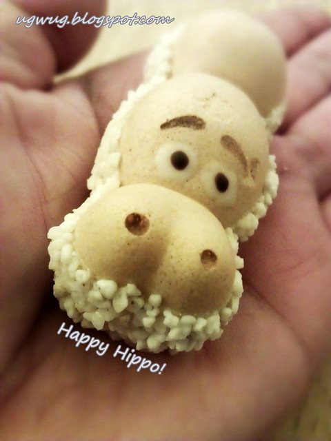 Happy Hippo with flaring nostrils!??